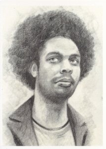 Joshua George Train Sketch African American Award Painting Postcard