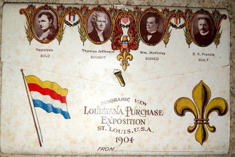 Panoramic View Louisiana Purchase Exposition, St. Louis USA 1904  Souvenir Pack