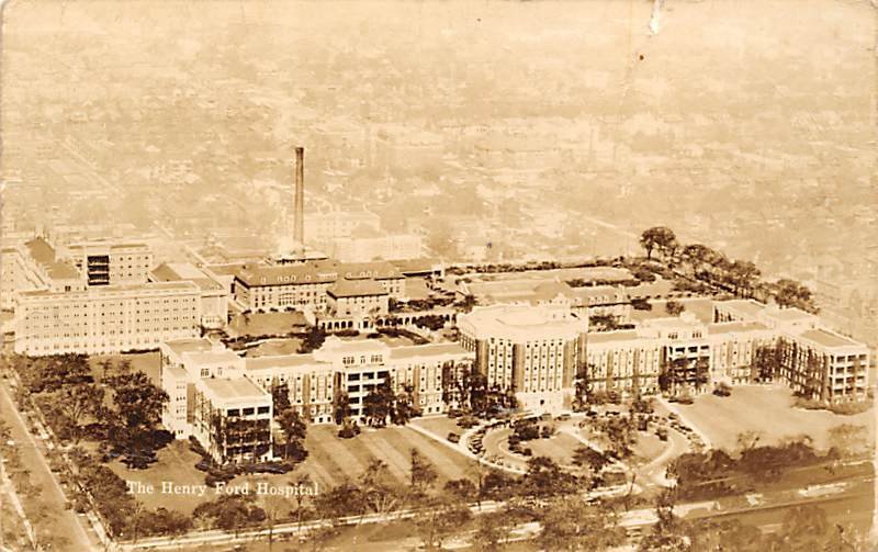 The Henry Ford Hospital Rutherford, New Jersey, USA Unused creases, paper tea...