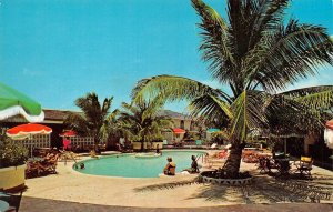 Montego Bay, Jamaica West Indies  COLONY HOTEL  Pool View  1965 Chrome Postcard