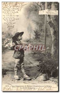 Old Postcard Folklore songs of Botrel Botrel illustrees Le Petit Gregoire