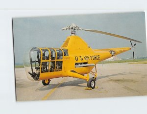 Postcard Sikorsky YH-5A Air Force Museum Ohio USA