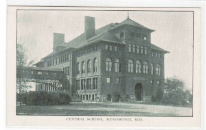 Central School Menomonie Wisconsin 1910c postcard