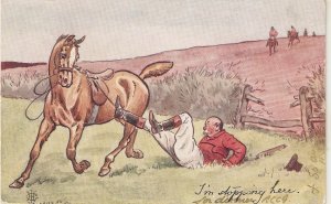 G.H. Jalland. I',m sto`pping here. Horse Tuck  Oilette Tally...