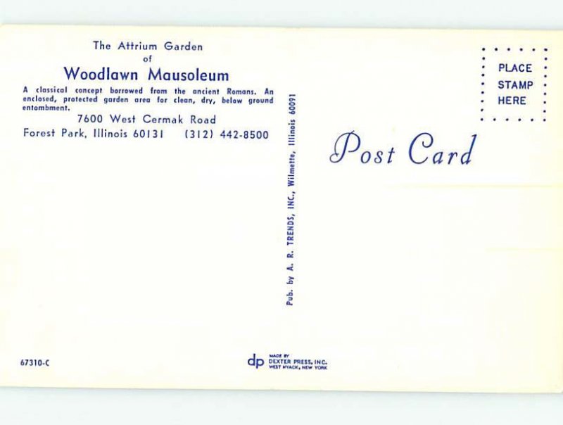 Pre-1980 BUILDING SCENE Forest Park - Chicago Illinois IL AE8315