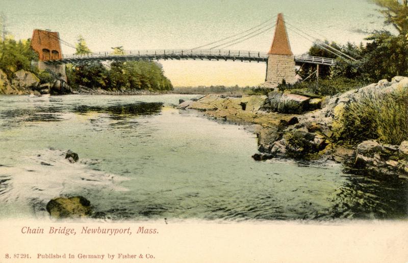 MA - Newburyport. Chain Bridge between Andover & Newburyport