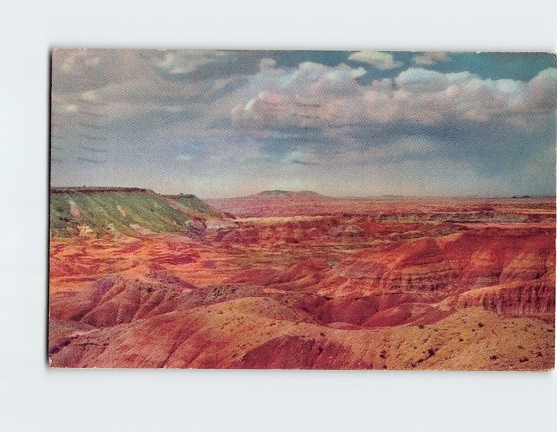 Postcard Painted Desert, On highway 66, Arizona