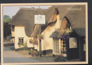 Somerset Postcard - Royal Oak Inn, Winsford    T5385