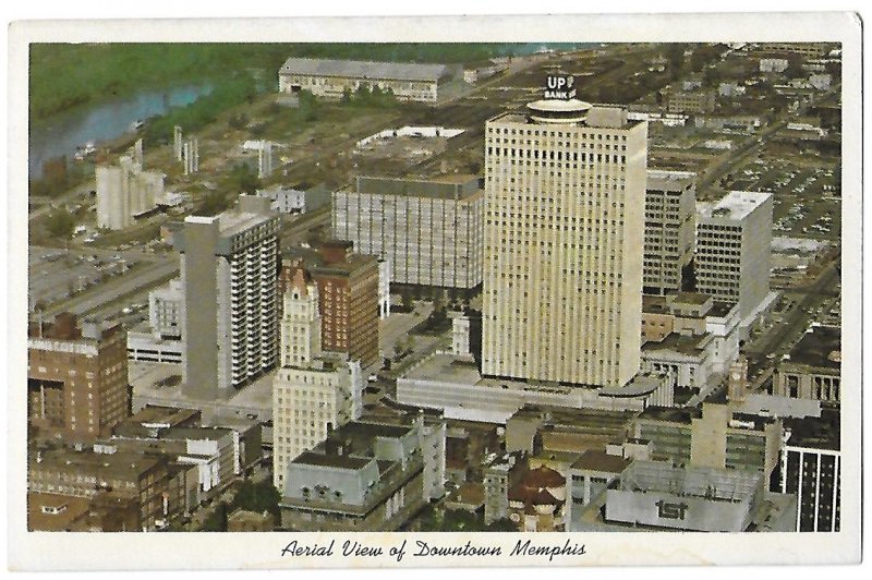 Aerial View of Downtown Memphis Tennessee A Place of Good Abode