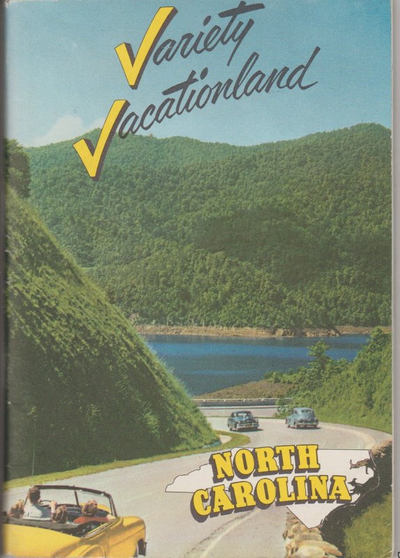 1950s Variety Vacation Guide to North Carolina