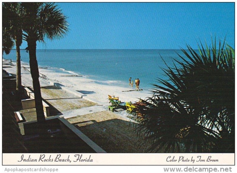 Beach Scene Indian Rocks Beach Florida