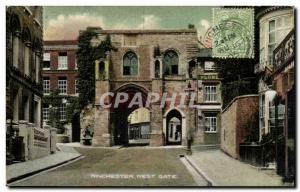 Great Britain Great Britain Postcard Old West Gate Winchester