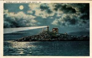 ME - York Beach. Nubble Light   