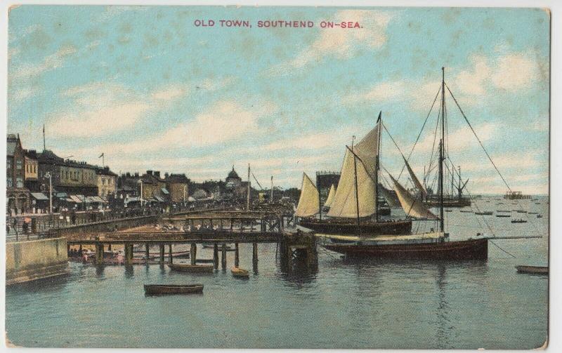 Essex; Old Town, Southend On Sea PPC, Unposted, Showing Wharves & Boats