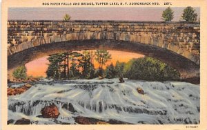 Bog River Falls & Bridge Tupper Lake, New York