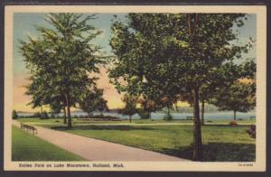 Kollen Park on Lake Macatawa,Holland,MI Postcard 
