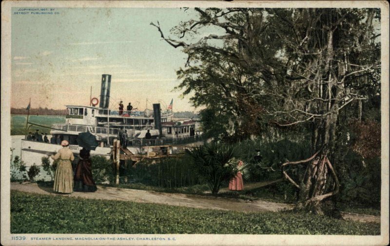 Charleston SC Magnolia-on-the-Ashley Steamer c1910 Detroit Pub PC