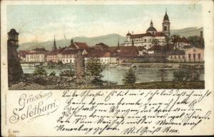 Gruss Aus Solothurn c1900 Postcard