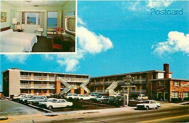VA, Virginia Beach, Newcastle Motel, Multi View, Dexter Press, No. 19714-C