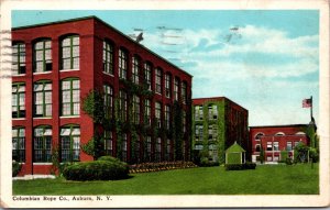 Postcard Columbian Rope Company in Auburn, New York