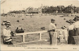 CPA ARCACHON-La Plage et le Chateau Deganne (27776)