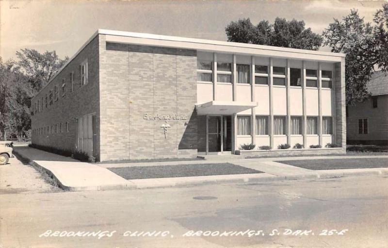 Brookings South Dakota Clinic Real Photo Antique Postcard K82182