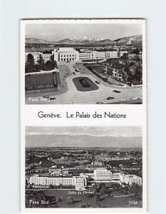 Postcard Le Palais des Nations, Geneva, Switzerland