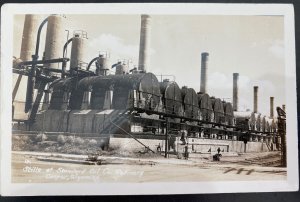 Mint USA Real Picture Postcard RPPC Standard Oil Refinery Casper Wyoming