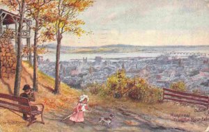 Montreal from the Mountains Mt Royal Quebec Canada 1909 Tuck postcard