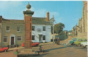 Devon Postcard - Silver Street - Ottery St Mary - Ref 1379A