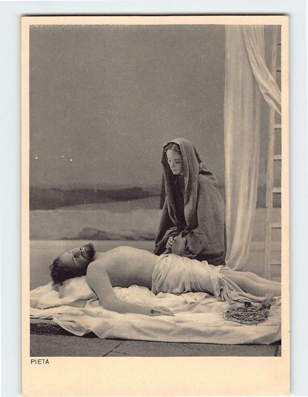 Postcard Pieta, Passionsspiele 1950 Oberammergau, Germany