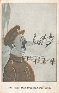 THE VOICE THAT BREATHED OVER EDEN~-1919 BRITISH WW1 POSTCARD