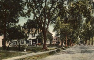 Freeport Maine ME Street Scene c1910 Vintage Postcard