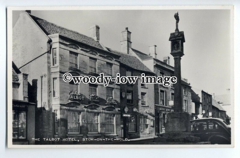 tp9150 - Glocs - Early View of the Talbot Hotel, at Stow-on-the-Wold - postcard 