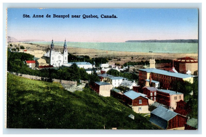 c1910 Ste. Anne De Beaupre Near Quebec Canada Antique Unposted Postcard