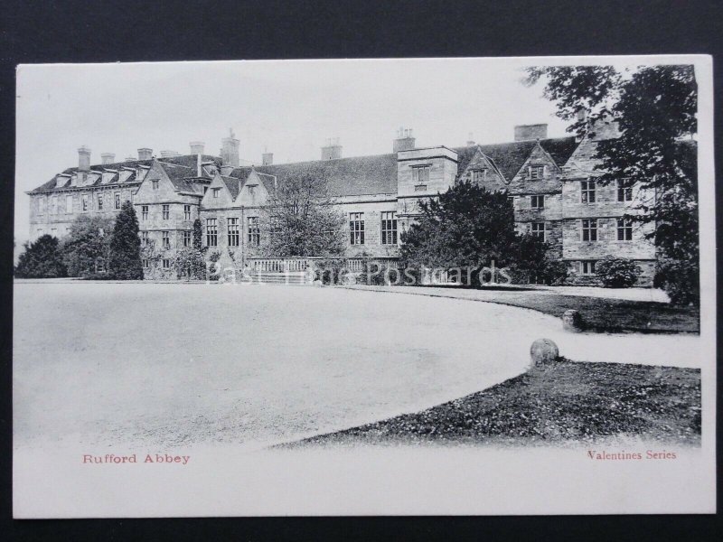 Nottinghamshire RUFFORD ABBEY c1902 Postcard by Valentine