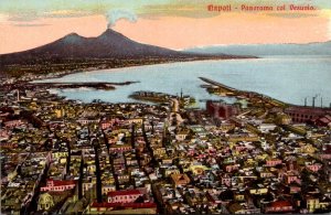 Italy Napoli Panorama dei Vesuvio