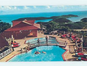 pinhole damage Pre-1980 HOTEL SCENE St. Thomas Us Virgin Islands USVI H0728@