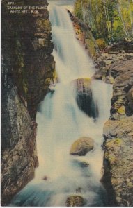 New Hampshire White Mountains Cascade Of The Flume 1941