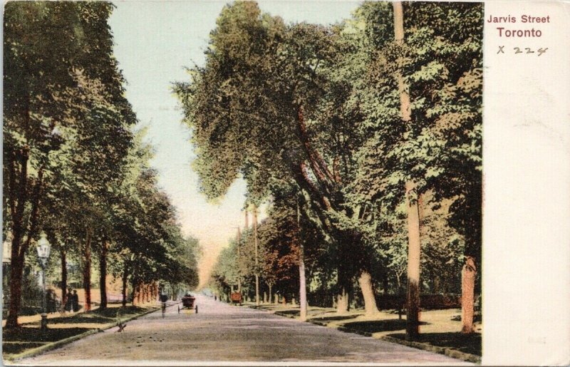 Jarvis Street Toronto Ontario c1907 Postcard G9