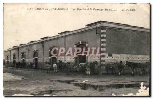 Barracks of the 33 Artillery - Stables and the Passage of Chevals Old Postcard