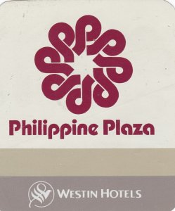 Philippines Manila Philippine Plaza Westin Hotel Hotel Vintage Luggage Label ...