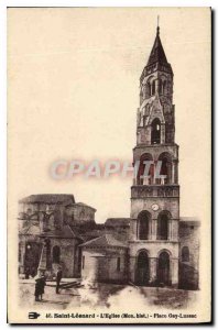 Postcard Old St Leonard's Church Place Gay Lussac