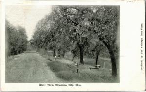 River View, Oklahoma City, Oklahoma c1906 Vintage Postcard N19