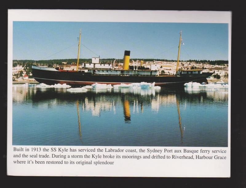 NEWFOUNDLAND - SS KYLE At Harbour Grace - Letter Card - Unused