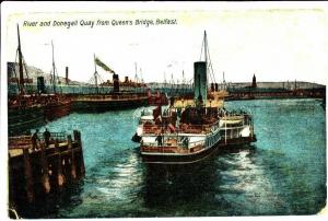 BELFAST - River and Donegall Quay from Queen's Bridge