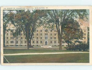 W-Border HOSPITAL SCENE Burlington Vermont VT d5849