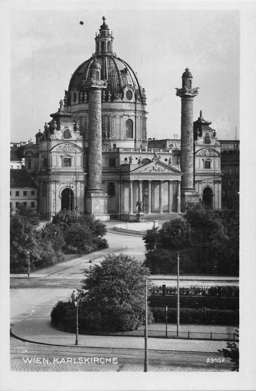 BR71703 karlskirche real photo wien    austria