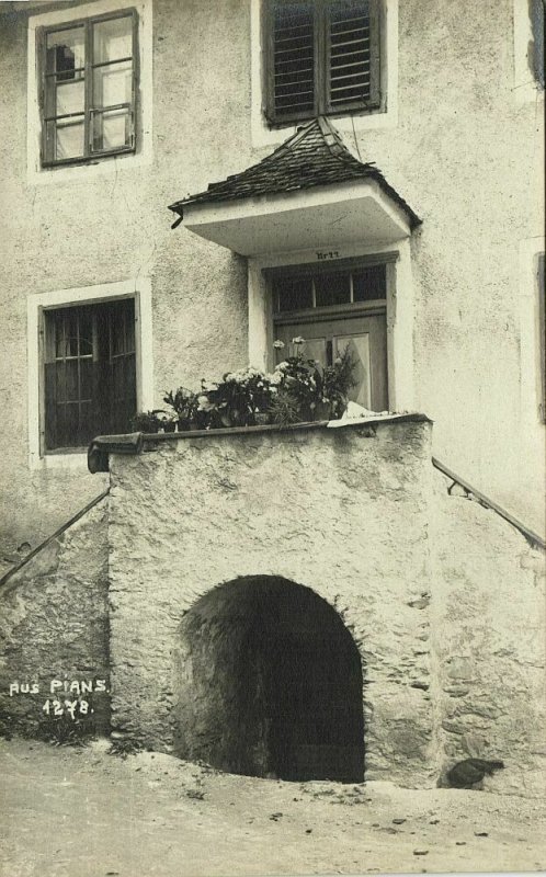 austria, PIANZ, Landeck District, Tyrol, Unknown House (1911) RPPC Postcard