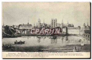 Old Postcard Beaugency General view of the city in 18th